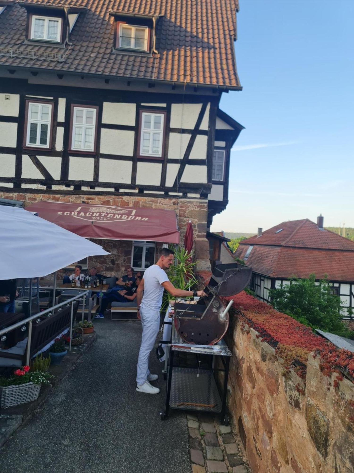 Hotel & Cafe Schachtenburg شليتز المظهر الخارجي الصورة